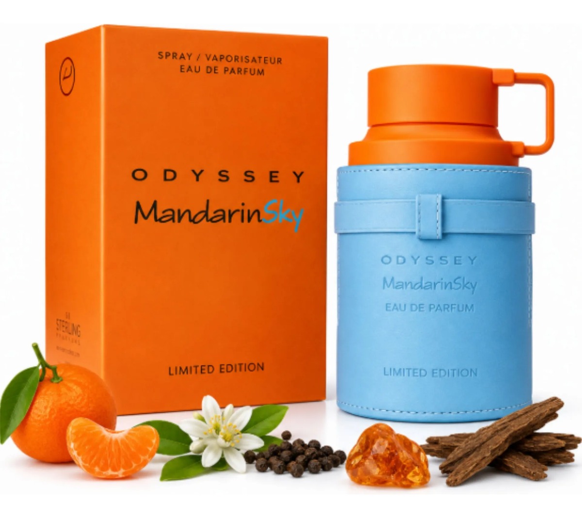 Frasco do perfume Odyssey Mandarin Sky Armaf